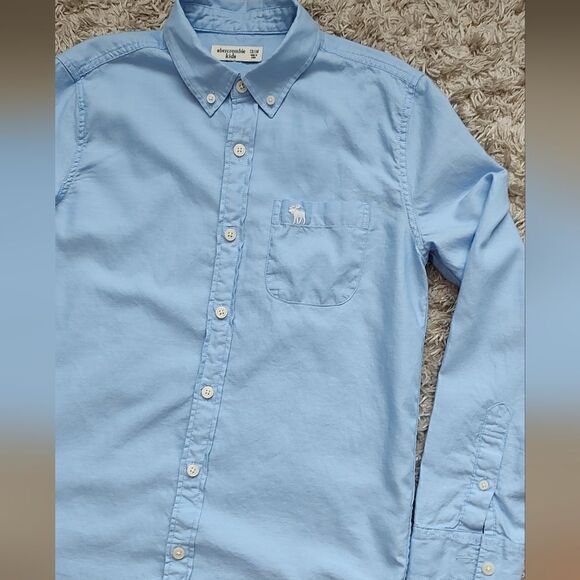 Abercrombie Fitch kids long-sleeve icon shirt  13/14 - Picture 4 of 10